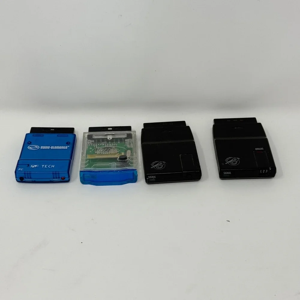 PS2 Wireless Control Receiver Lot GameElements Intec Predator Chameleon untested